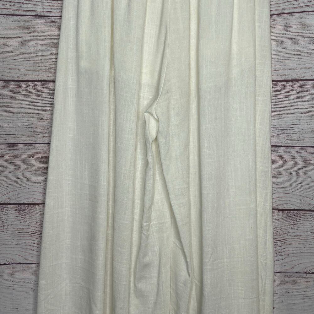 Petal & Pup Cotton Linen Breezy Flared Wide Leg Lightweight Summer Pants Size 4 - Picture 8 of 11
